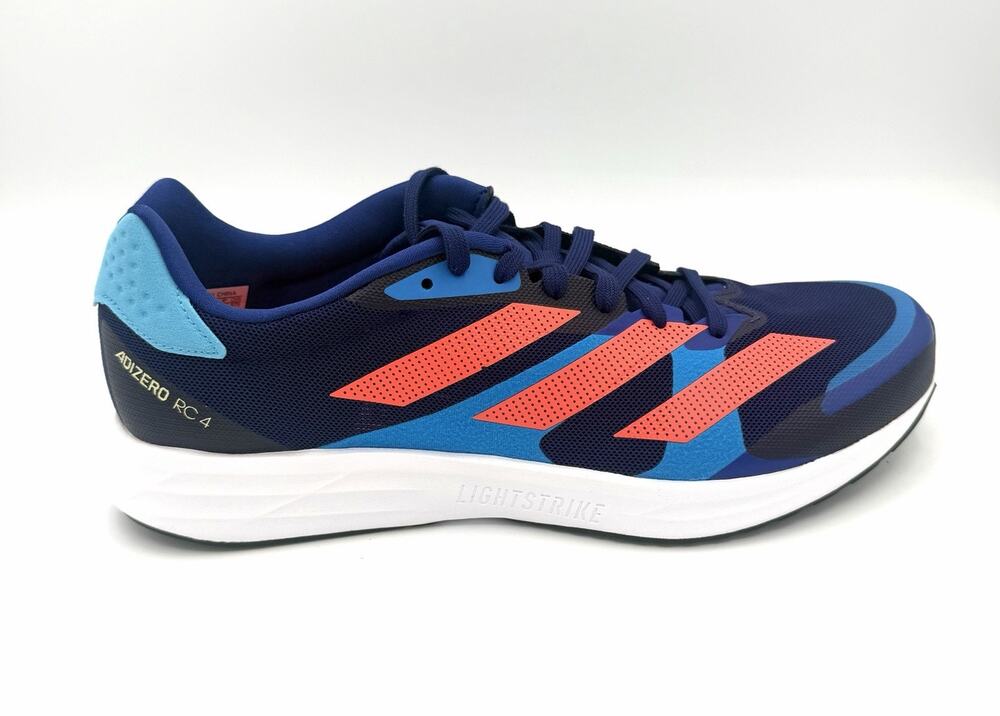 Adidas Adizero RC 4 Blue Red White Running Sneakers GZ0181 Men's Size 10.5